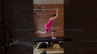 how much can really change in 4 months? 🤔 #pilates #transformation #gym