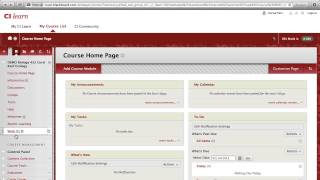Organizing the Course Menu in CI Learn (Blackboard)