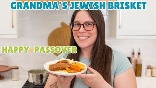 Jewish Brisket Recipe for Passover | Grandma&rsquo;s Sweet & Savory Brisket