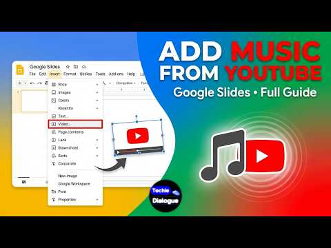 How to Add Music to Google Slides From YouTube (Full Tutorial)