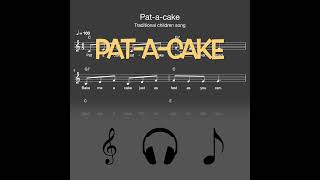 #Shorts: Lied: Pat-a-cake (Children song / Melodie, Akkorde, Noten,Text)