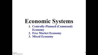 Lesson 2 (BLITZ)- Economic Systems