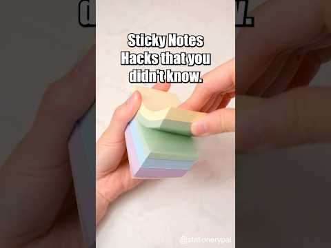 Sticky Notes Hacks That You Didnt Know Shorts