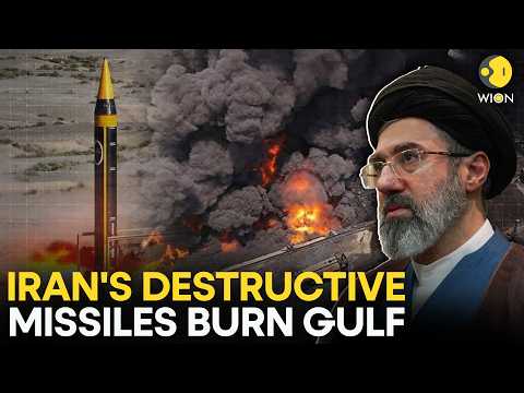 US-Iran War LIVE: Powerful Iranian Missiles Rain Across Gulf, Middle East On High Alert | WION
