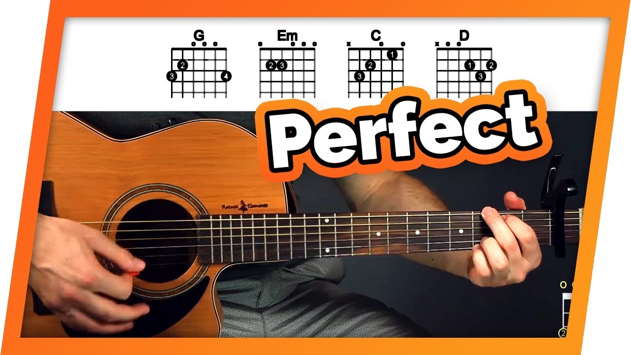 Perfect Guitar Tutorial Ed Sheeran Easy Chords Guitar Lesson – Otosection