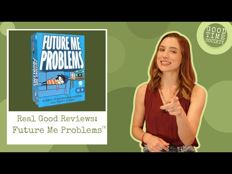 Future Me Problems Card Game Preview Real Good Reviews With Becca Scott