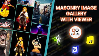 🔥 Masonry Image Gallery with Lightbox Viewer using HTML, CSS & JavaScript | GSAP Animation