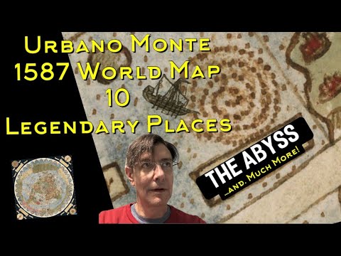 The 1587 Map That Shouldnt Exist Top 10 Legendary Places Urbano Monte World Map Arctic Circle