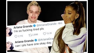 IS ARIANA GRANDE BREAKING DOWN ON TWITTER?