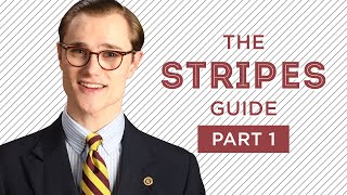 Stripes in Menswear Explained - Ultimate Guide Part I