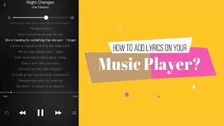 HOW TO ADD SYNCHRONIZE LYRICS ON YOUR MUSIC PLAYER? [ Easy & 100% Working ]