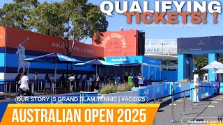 ⁴ᴷ #ao2025 How to find Qualifying tickets Australian Open | Starts 6th Jan 2025 ATP/WTA #wildcards