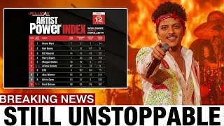 Bruno Mars Is STILL #1 😱 The Secret Behind His 9 Week DOMINATION