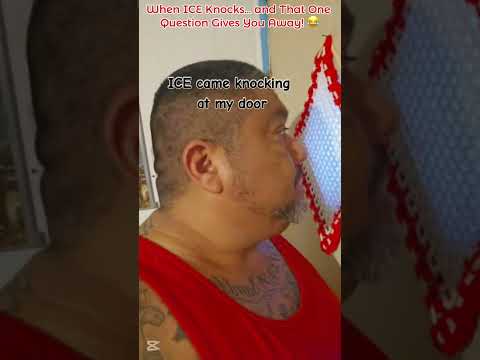 When Ice Knocks And That One Question Gives You Away Ice Immigration Bordersecurity Shorts