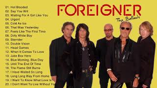 Foreigner Greatest Hits 2022 - Complete Greatest Hits Full Album of Foreigner