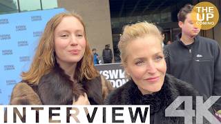 Hannah Einbinder & Gillian Anderson interview on Teenage Sex and Death at Camp Miasma premiere
