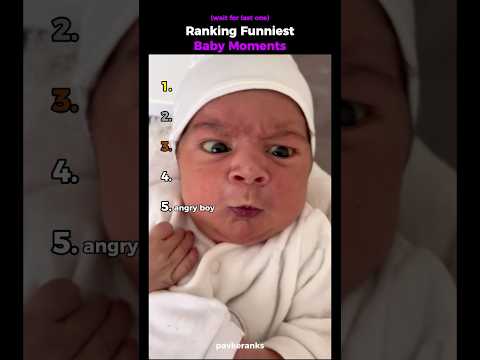 Ranking Funniest Baby Moments #baby #ranking #top5 #viralvideo