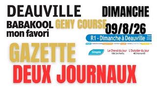 GRAND HANDICAP DE DEAUVILLE GAZETTE ET GENY COURSE DIMANCHE 09 AO&Ucirc;T 26 