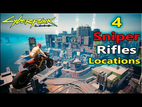 CYBERPUNK 2077 4 BEST Sniper Rifles Locations + Phantom Liberty | Update 2.31