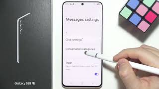 Samsung S25 FE: How to Change Messages Notifications Sound