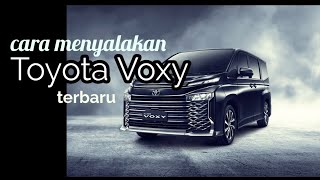 How to start a Toyota Voxy