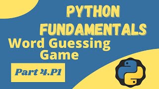 Stream Word Guessing Game Project - Python Fundamentals 4.P1 Online