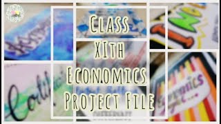 Economics Project File Class 11th |Central Problems of An Economy with reference to India |