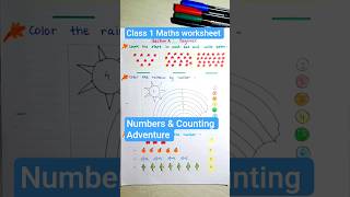 Numbers & Counting 1&ndash;100 Adventure | Fun Maths Worksheet for Class 1 Kids | Autumn Break Pack