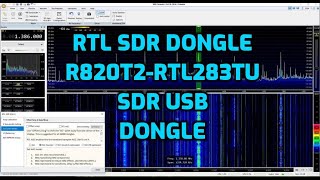 RTL-SDR USB DONGLE R820T2 RTL2832U 1PPM -LINKS AND INFO