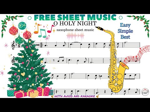 O Holy Night - saxophone sheet music