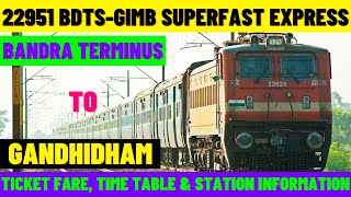 22951 | Bandra Terminus to Gandhidham | Superfast Express | Ticket Fare, Time Table & Station Info&hellip;