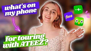 What's on my phone? My favourite travel & concert apps for ATEEZ Europe Tour | Hallyu Doing