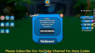 All *New* Master Punching Simulator Codes (November 2022) l Latest And Working Codes