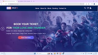 Stream 4.Build and deploy a Full stack movie ticket booking Website using: HTML, CSS, JS, PHP & MySQL Online