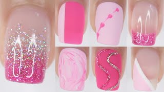 VALENTINE&rsquo;S DAY NAIL DESIGNS IDEAS | pink nail art designs compilation