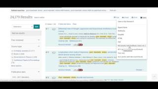 Exporting references from Proquest