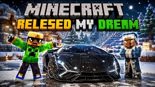 I Bought My DREAM Lamborghini in Minecraft!🖤❄
