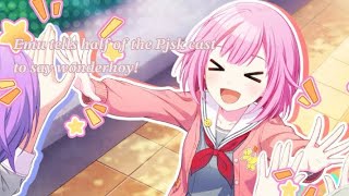 Emu tells (almost)all the Pjsk cast to say wonderhoy ☆♪