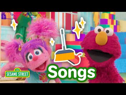 Clean Up Your Toys Song with Elmo & Abby🧸🚗 | Sesame Street | 16 Mins