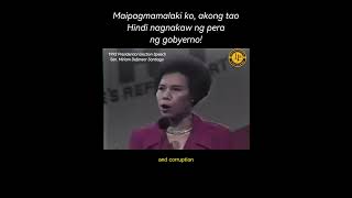 Rare | Sen. Miriam 1992 Presidential Election Speech Part 1