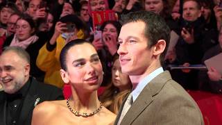 MOMENT: Dua Lipa and Callum Turner make red carpet appearance in Berlin
