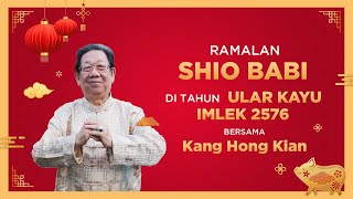 Ramalan Shio Babi di Tahun Ular Kayu 2025 Bersama Kang Hong Kian | Sonora Fengshui