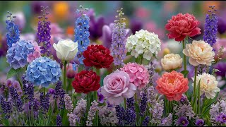 🌸 Flowers Blooming Time-Lapse | Calm Music for Stress Relief and Emotional Healing