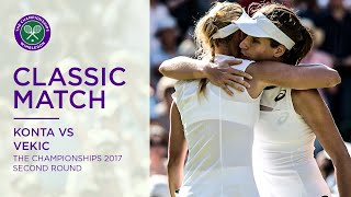 Johanna Konta vs Donna Vekic | Wimbledon 2017 second round | Full Match