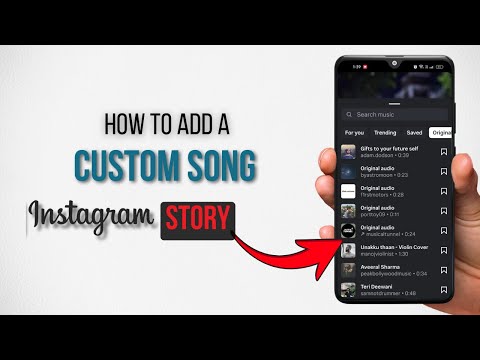 How do I add a custom song to my Instagram story?