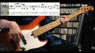 【Bass & Drums】AC/DC - Back In Black (Bass Cover) TABS in Video