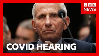 Fauci refuses to answer questions during Covid hearing | BBC News