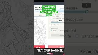 Transforming Any IMAGE into a COLORING PAGE #kdp