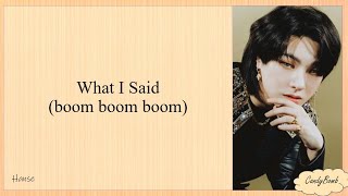 VICTON 'WHAT I SAID' EASY LYRICS