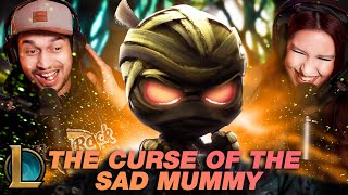 REACTING to THE CURSE OF THE SAD MUMMY Cinematic from League of Legends - SO GOOD!